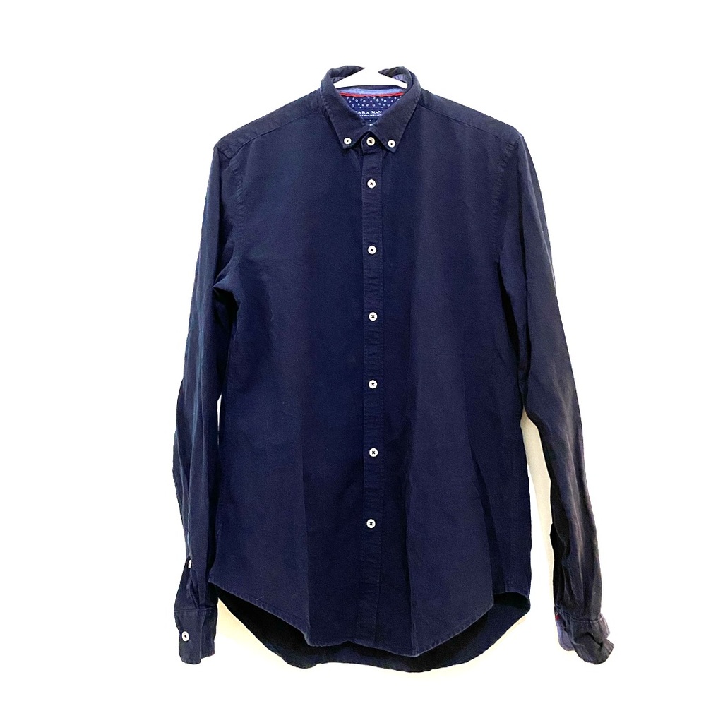 Zara Slimfit Deep Blue Shirt